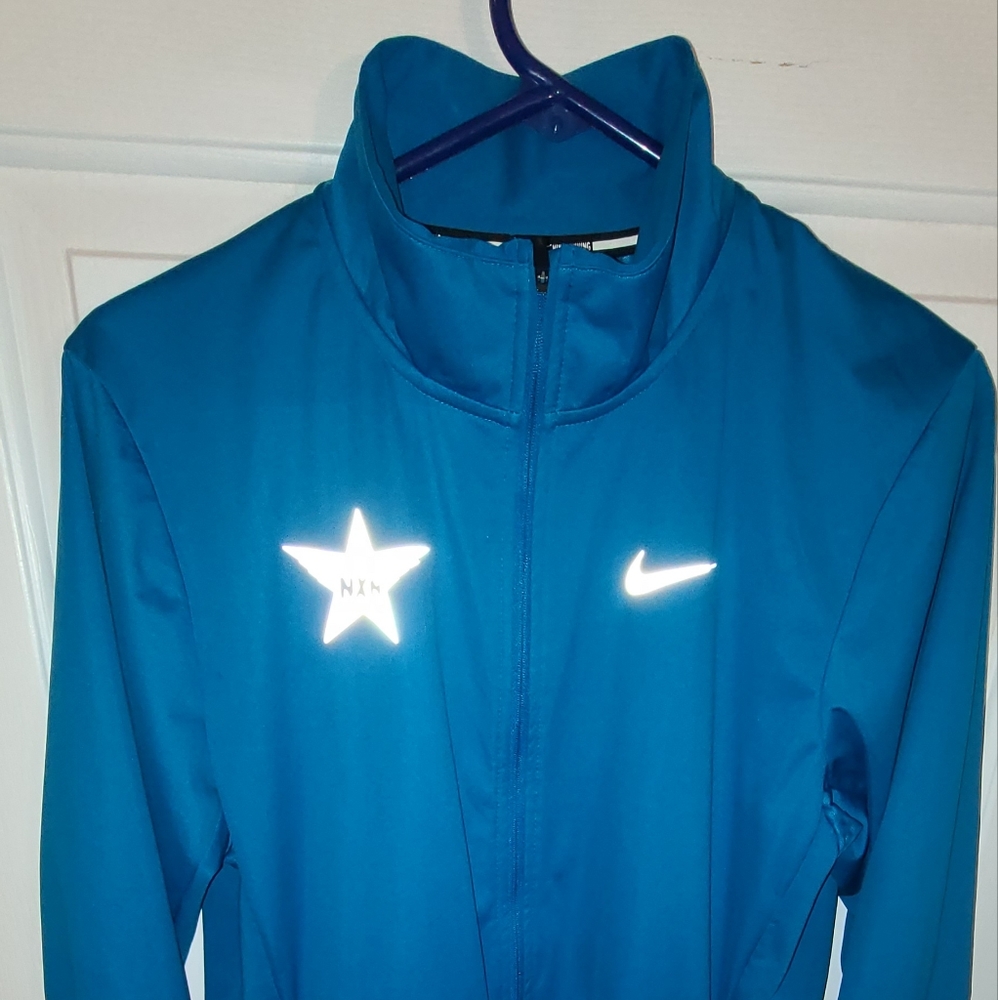 Pre owned Nike NXN Running Womens small fleeced/ windbreaker dri-fit